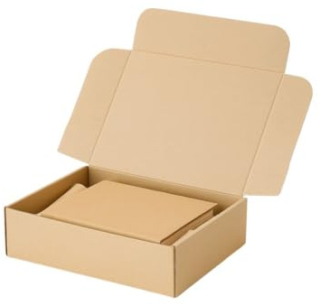 100 Stück DHL Kleinpaket Faltschachtel 240x160x80mm für den Versand mit DHL & Post - Portooptimierte Kleinpaket Größe für kleine Waren