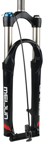 Federgabel für Mountainbike, 26 Zoll / 69,5 cm, Schultersteuerung, Fernbedienung, Aluminiumlegierung, Scheibenbremse, 1 1/8 Zoll, Reise, 100 mm