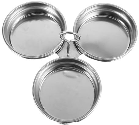 Mipcase Stampo Al Vapore Portauovo Al Vapore Strumento Per Cuocere Le Uova in Camicia Antiaderente Piccolo Porta D' Stampo Per Uova in Camicia Acciaio Inossidabile Silver