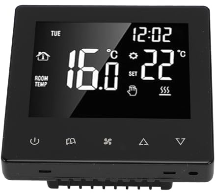 Chiyyak Smart Termostat Pekskärm, AC Värmetemperaturregulator med Golvvärme, för Hem och Kontor Energibesparing 5C-45C