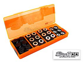Walzenbürstenset Stage6-16 x 13 mm - 4 Gewichte - 12 Rollenhüllen - Perfekte Garnitur für optimale Leistung und einfache Montage