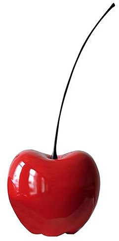 Casablanca 36408 - Escultura decorativa (cerámica, 90 cm), color rojo