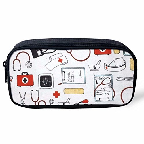 Coloranimal Kawaii Federmäppchen für Kinder, Schulbedarf, Krankenschwester, bedruckt