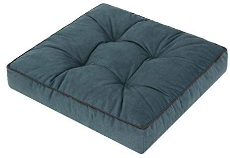 PillowPrim Bodenkissen – Palettenkissen – Für Meditationsliebhaber – Entspannung & Stil – Rundes Bodenkissen im japanischen Stil – Grün – 59x59 cm