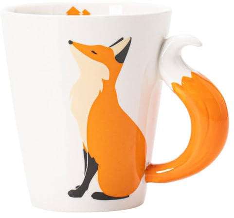 Kichvoe Ceramic Coffee Mug Decorative Water Cup Milk Cup for Home and Office 1 X Mug 4.13 X 3.54 X 2.36 in for Tea Milk Soup and Daily Use