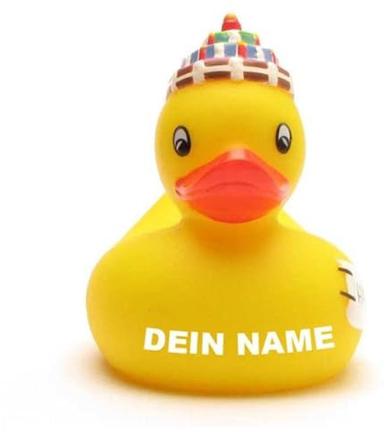 Badeente - personalisierbar (Happy Birthday Ente)