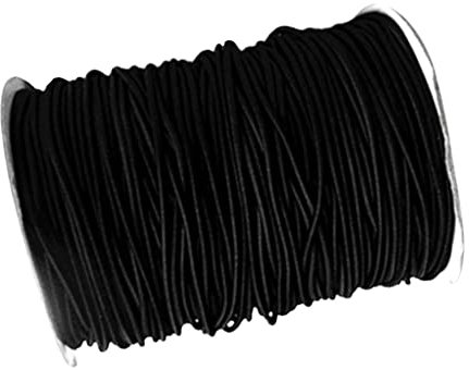 pistro Expander Rope - Rubber Rope - Tensioning Rope - Bungee Rope - Black, 5m