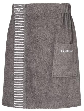 Schiesser Saunakilt Rom Herren - 46-54 - Dunkelgrau