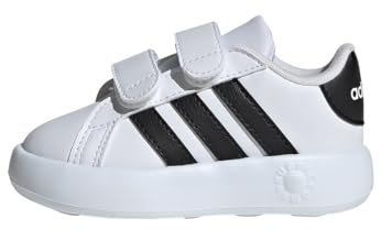 adidas Grand Court 2.0 Shoes Kids, Zapatillas de Tenis Unisex bebé, FTWR White Core Black FTWR White, 25 EU