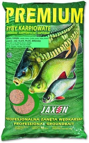 Grundfoder fiskefoder lockfoder 2,5 kg JAXON Premium GROUNDBAIT (flod)