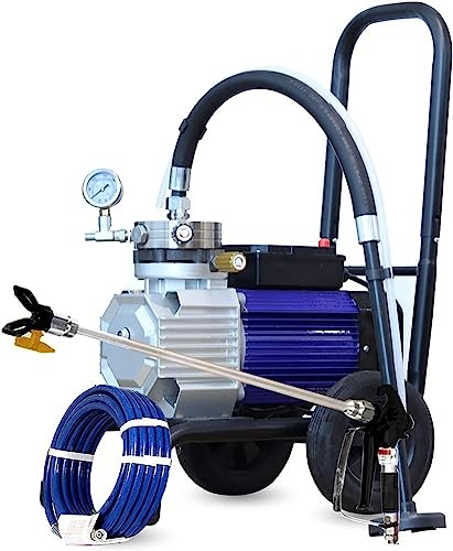 SPUZZO Spruzzatore di Vernice, con la Macchina elettrica della Pittura del Carrello 1500W 4L/Min for la spruzzatura della Parete Esterna Interna Domestica