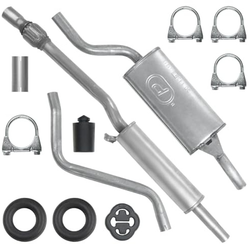 Polmo Schalldämpferset Auspuffanlage Auspuff für VW Polo 2 II 86C 1990-09/1994 1.0 1.3