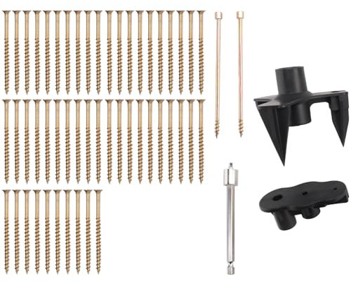 MARKELL Bodenreparaturset, Kein Quietschen Mehr. das Kit Beseitigt das Quietschen Des Bodens, Passt auf die Meisten -Hartholzböden und Dient Zur Dauerhaften Reparatur Von Bodenbelägen