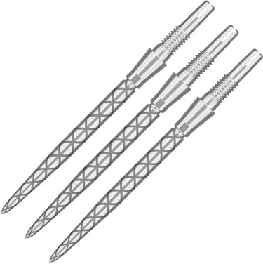 Target Darts Swiss Point Storm Diamond Dart-punkter (3-pack set med tips) 30 mm silver SP – ändra pilpunkt, professionella darttillbehör