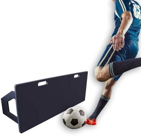 Fußball Rebounder Zusammenklappbar Fußball Rebound Board Trainer 100 120 150cm Lang, Schwer Belastbar Fußball-Passierwand Trainingsbrett, Mit Verstellbarem Winkel, Für Passspiel Und Schusstraining (C