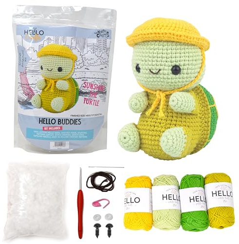 KNITTY CRITTERS - Hello Buddies Häkelset - Sunshine The Turtle