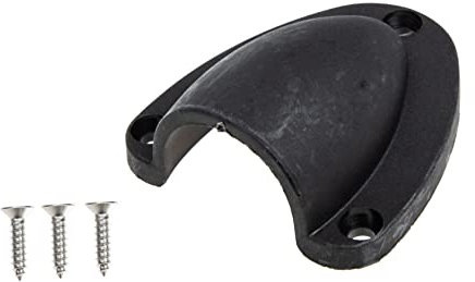 BCOATH 2ensembles Couvercle De Ventilation Nylon pour Bateaux De Couvercles Clamshell pour Câbles Et Étanche Noir