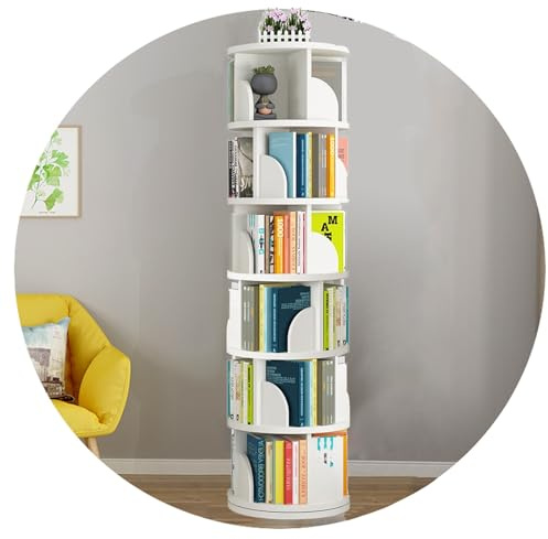 Drehbares Bücherregal Kinder Bilderbuch Lagerregal Haushalt Student Bücherregal Boden 360 Grad Drehbarer Rahmen (40 * 190cm)