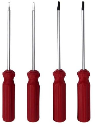 Set di 4 cacciaviti triangolari magnetici, 1,4 mm, 1,8 mm, 2,0 mm, 2,3 mm, strumento di riparazione per giocattoli e sostituzione della batteria