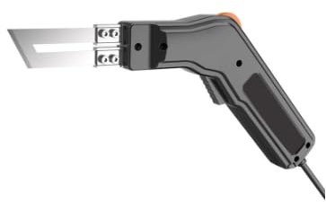 300W Styroporschneider, Elektrische Heißmesser Schneidwerkzeug Set mit 4 Nichrom Klingen 0-600℃ Styrocutter Set mit Luftkühlung für Styropor, EPP, EPS, EVA, KT Board