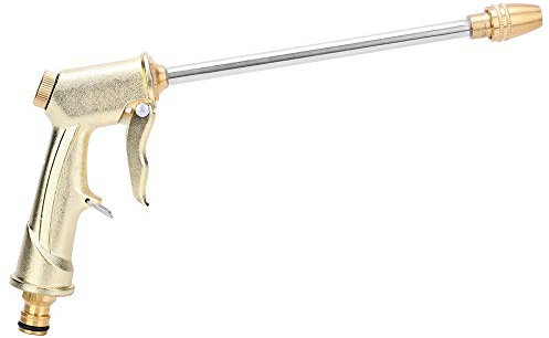 Tuyau d'arrosage haute pression, pistolet pulvérisateur, 3 types de pulvérisation (jet de douche, jet direct et pulvérisation), douchette de jardin, portée 10-15 m, pour le lavage de voiture,