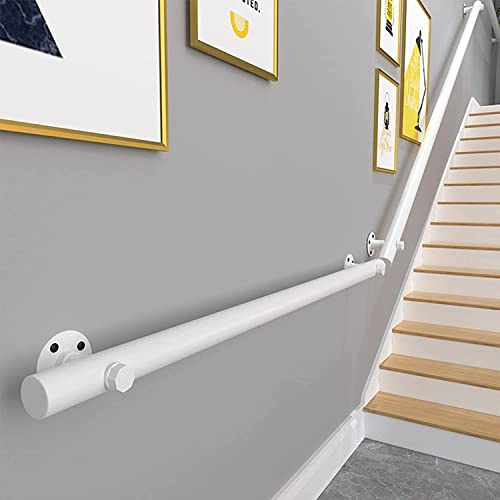 KZKZXA Corrimano in Legno per Scale Interne da 1,5 a 12 Piedi, ringhiera per Scale per Anziani e Bambini, corrimano in Legno per la Sicurezza delle Mani, Scala Senza Barriere montata a Parete per i
