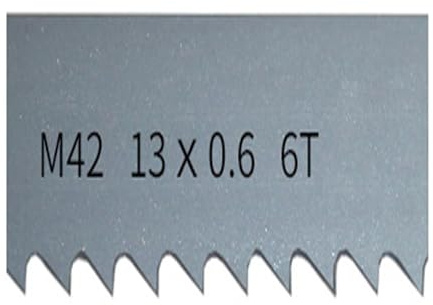 Lames de scie à ruban haut de gamme, 3/8 po x 6 TPI, for couper du bois dur et du métal, lames de scie à ruban bimétalliques M42, 1 pièce (2240 mm)(2240mm)