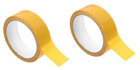 TOPPERFUN 2rotoli Nastro Biadesivo Ad Alta Adesione Per Tappeti Nastro Extra Trasparente Per e Moquette Residui e Facile Da Usare