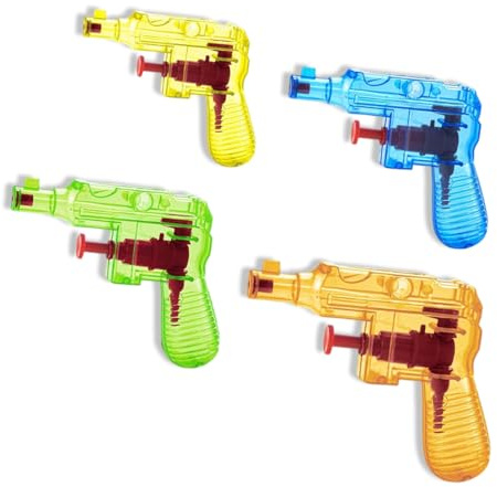 COYUN Paquet de 4 Pistolet à Eau pour Enfants, Plongeur de Jet d'eau, Jouet de Jet d'eau, Jouet de Plage de Piscine d'été, Jet en Plastique spécial pour la fête des Enfants