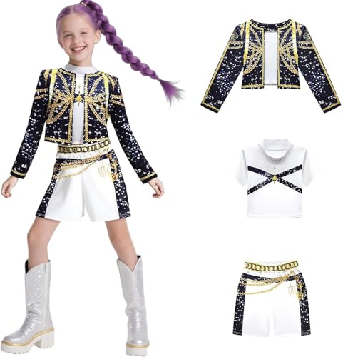 POP lina Animes Cosplay Costume, Costumi Carnevales Bambina, Costume Cosplay Ragazza, per Carnevales Halloween Partys