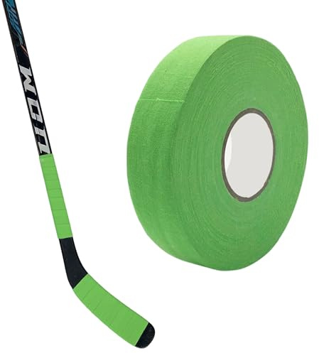 YMWALK Nastro antiscivolo per bastone da hockey, nastro antiscivolo per presa da badminton, racchette da ping pong, corda per saltare, bastoncini da golf, racchette da tennis e squash, 2,5 cm x 25 m