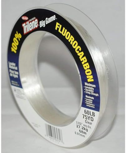 Berkley Trilene Big Game Flurocarbon Leader Fishing Line -100% Professional Grade Flurocarbon