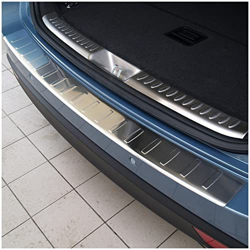 tuning-art Ladekantenschutz passend für Hyundai i40 CW 2011-2019 | V2A Edelstahl Passgenau Abkantung Rostfrei Spezialklebeband Reinigungstuch Montageanleitung
