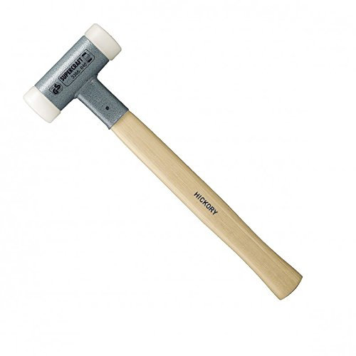 Halder SIMPLEX-Schonhammer, Plastik / Nylon; mit verstärktem Tempergussgehäuse und Fiberglasstiel | D=60 mm | 3768.060