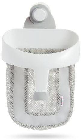 Munchkin - Super Scoop Badespielzeugsammler und Aufbewahrungsnetz, 1 Stück (1er Pack), Grau