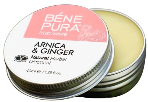 BenePura Arnika Salbe, Natürliche Salbe für Muskeln, Blutergüsse und Schwellungen mit Ingwer, 40 ml (1er Pack)
