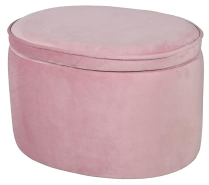 roba barnpall oval med lagringsfunktion Mauverosa