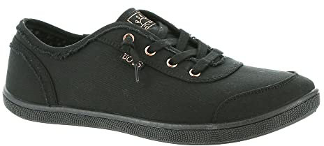 Skechers Bobs B Cute Slip On Sneaker, Black/Black, 5.5 UK