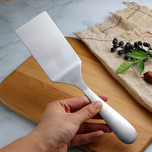 TONGDY Pizza Pastry Server, Stainless Steel Pizza Sever, Pizza Cutter Shovel with Non Slip Handle, for Cake, Dessert, Tart, Pie