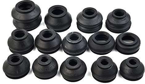 ZYWUOY Set di 14 coperture universali per manicotti antipolvere per auto, in gomma multipack