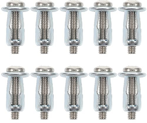 TEHAUX 10stücke Hohlraumdübel Mit Schraube Petal Expansion Nut Fixieren An Hohlen Türen Und Kunststoffplatten Rostfreies Material Einfache Installation