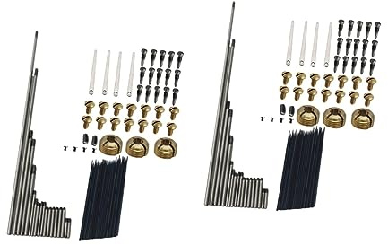 ibasenice 2stücke Alto Saxophon Reparaturset Professionelles Werkzeugkit Mit Schlüsselachsen Federn Schilfrohren Schrauben Und Zubehör Für -reparaturen Von Holzblasinstrumenten