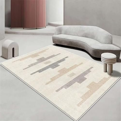Kunsen 80X160CM Teppich Angebote Abstrakte Geometrie, Wohnbereich, Schlafzimmer einfach zu pflegen Küche Waschbar rutschfest Mehrfarbig Haus Dekoration Bettumrandung