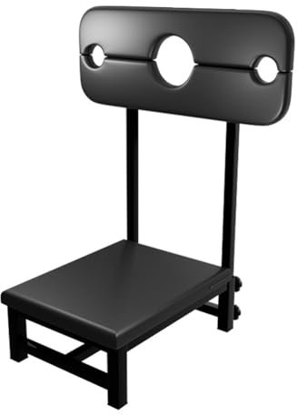 Opaeroo Sex-Stuhl für Erwachsene mit Sex-Bondage-Handschellen, Fußfesseln und Nackenmanschetten, höhenverstellbare Sex-Bondage-Möbel für Paare, BDSM-Sex-Hocker zum Straffen oder Zähmen