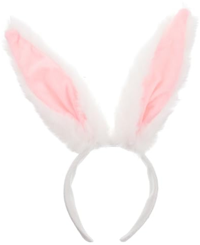 OATIPHO Orecchie Da Coniglio in Peluche Lunghe Cerchetto Per Capelli Orecchie Da Coniglio Copricapo Per Halloween Fascia Per Cosplay Decorazione Per Capelli