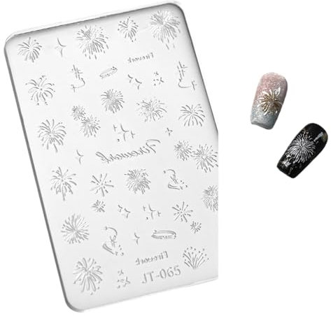 Uqezagpa Nagelform, Silikon-Nägel, Dekorationen, Formen, Silikonstempel, Nageldekorationen, Stempel-Werkzeuge, 6x9cm, Silikon, Beryll