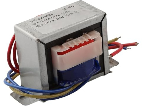 Homeponnew Trasformatore di potenza 30W EI66 * 32, AC 220V a 12V-0-12V / 24V-0-24V Output, filo di rame pieno, isolamento impregnato sottovuoto, ritardante di fiamma