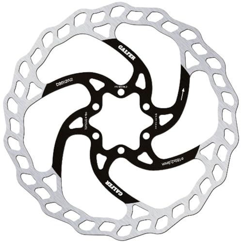 GALFER MTB Disc Wave, Disco del Freno della Bicicletta Misto, Argento, 180 mm