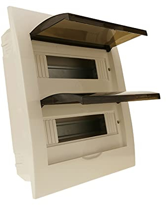 BeMatik - Quadro di distribuzione elettrica di 24 Moduli 17,5 mm Scatola per Incasso plastica ABS SPN IP40