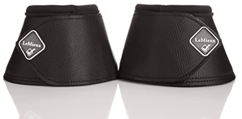 LeMieux Hufglocken, Leder, 1 Paar, Schwarz, XXL